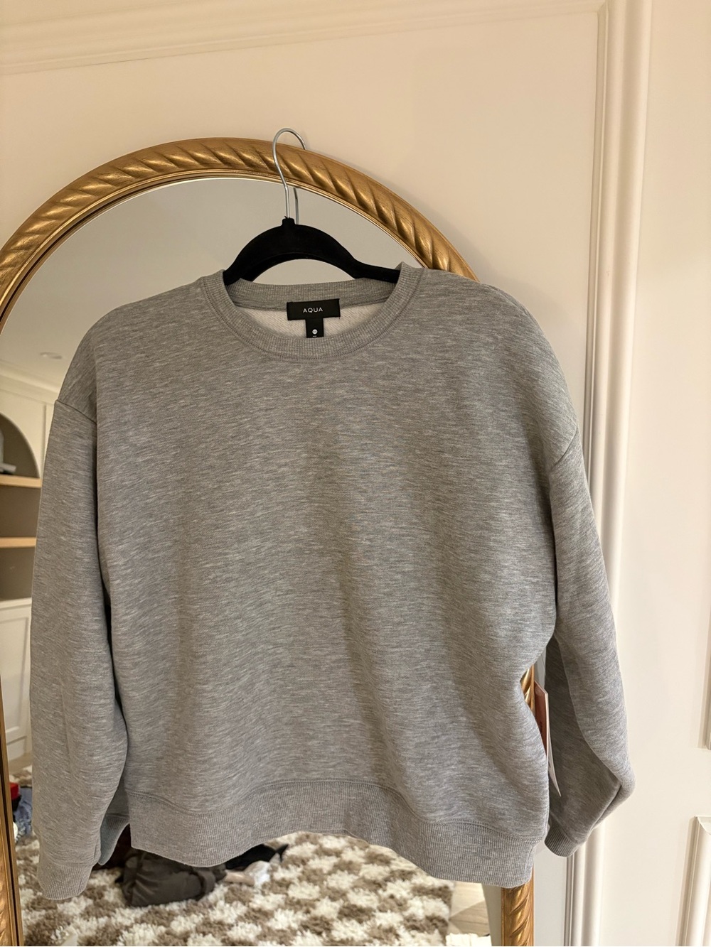 Bloomingdale's Gray Crewneck Sweater